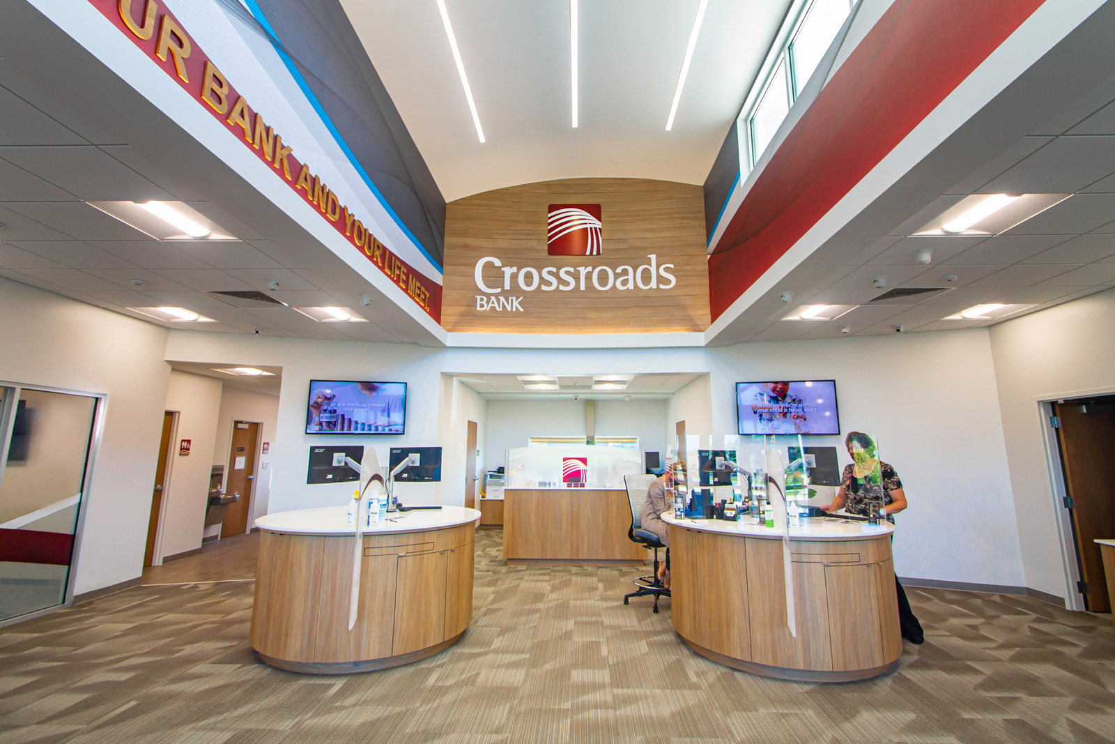 Crossroads Bank interior