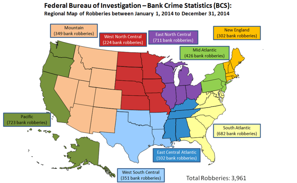 Map of Robberies